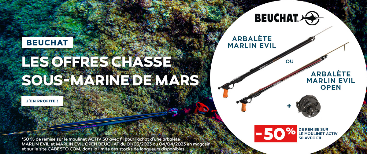 Offre chasse sous-marine Beuchat mars
