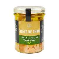 FILETS THON HUILE OLIVE VIERGE EXTRA 130G