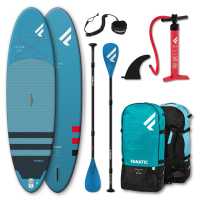 Pack paddle gonflable FLY AIR PURE 10'4 FANATIC (sup. pompe. pagaie. leash)